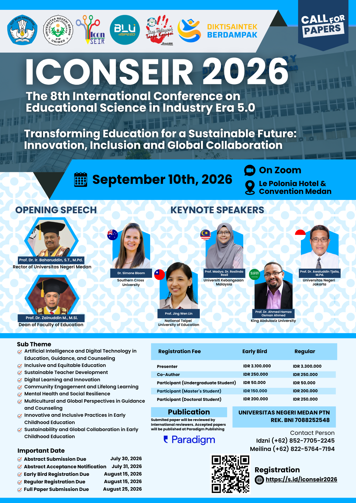 📢📢 CALL FOR PAPER ICONSEIR 2026 📢📢